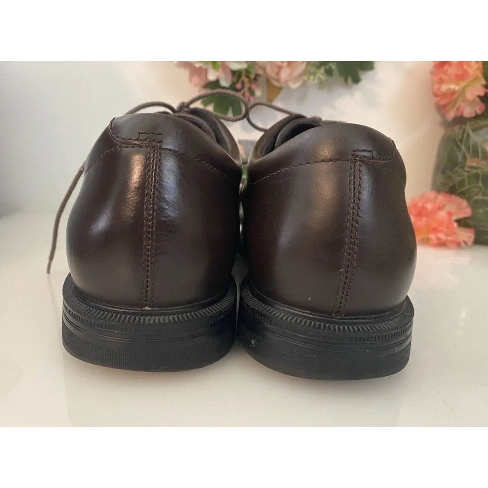 Rockport Adripene by Adidas Hydro-Shield Men's Brown Leather Oxford Shoes‎ 10M